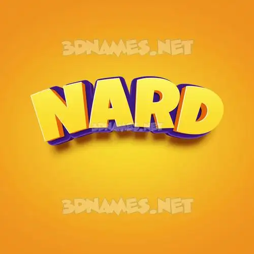 nard in Orange Toon style - 3D name wallpaper nard in Orange Toon style - 3D name wallpaper