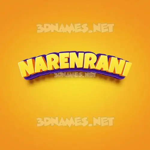narenrani in Orange Toon style - 3D name wallpaper narenrani in Orange Toon style - 3D name wallpaper