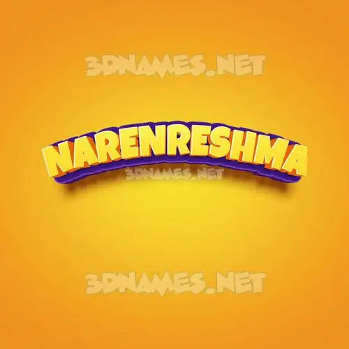 narenreshma in Orange Toon style - 3D name wallpaper narenreshma in Orange Toon style - 3D name wallpaper