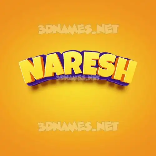 naresh in Orange Toon style - 3D name wallpaper naresh in Orange Toon style - 3D name wallpaper