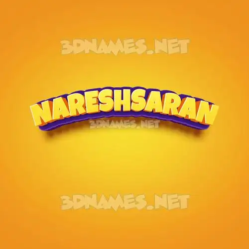 nareshsaran in Orange Toon style - 3D name wallpaper nareshsaran in Orange Toon style - 3D name wallpaper