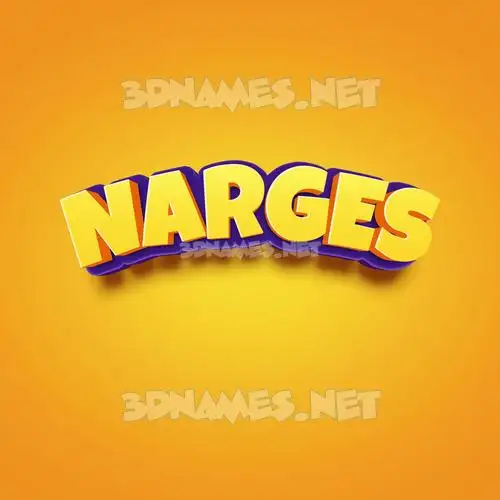 narges in Orange Toon style - 3D name wallpaper narges in Orange Toon style - 3D name wallpaper