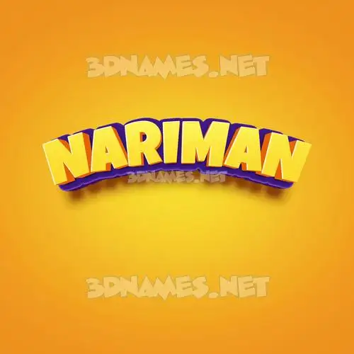 nariman in Orange Toon style - 3D name wallpaper nariman in Orange Toon style - 3D name wallpaper