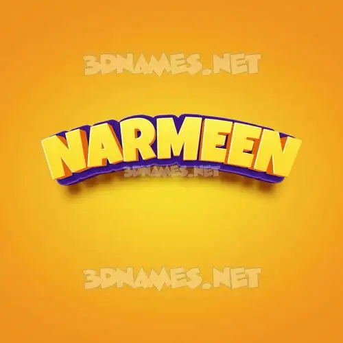 narmeen in Orange Toon style - 3D name wallpaper narmeen in Orange Toon style - 3D name wallpaper