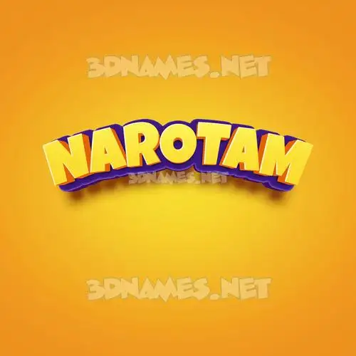 narotam in Orange Toon style - 3D name wallpaper narotam in Orange Toon style - 3D name wallpaper
