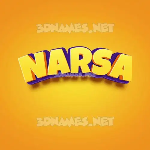 narsa in Orange Toon style - 3D name wallpaper narsa in Orange Toon style - 3D name wallpaper