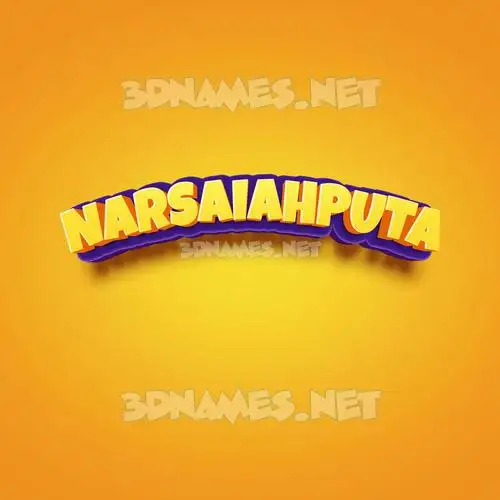 narsaiahputa in Orange Toon style - 3D name wallpaper narsaiahputa in Orange Toon style - 3D name wallpaper