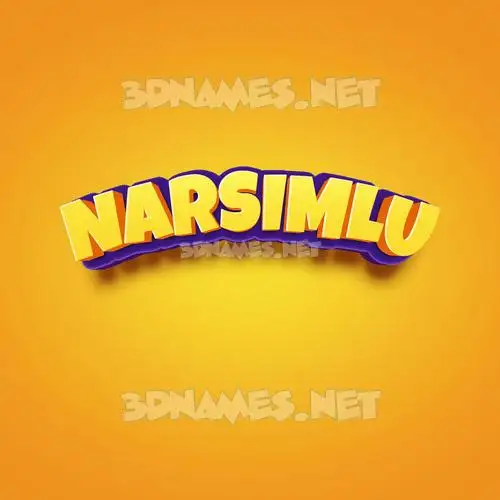 narsimlu in Orange Toon style - 3D name wallpaper narsimlu in Orange Toon style - 3D name wallpaper