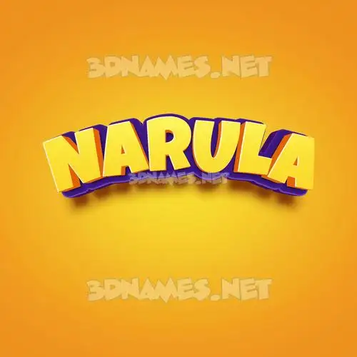 narula in Orange Toon style - 3D name wallpaper narula in Orange Toon style - 3D name wallpaper