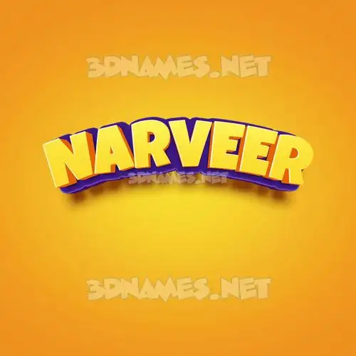 narveer in Orange Toon style - 3D name wallpaper narveer in Orange Toon style - 3D name wallpaper