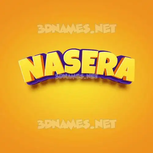 nasera in Orange Toon style - 3D name wallpaper nasera in Orange Toon style - 3D name wallpaper