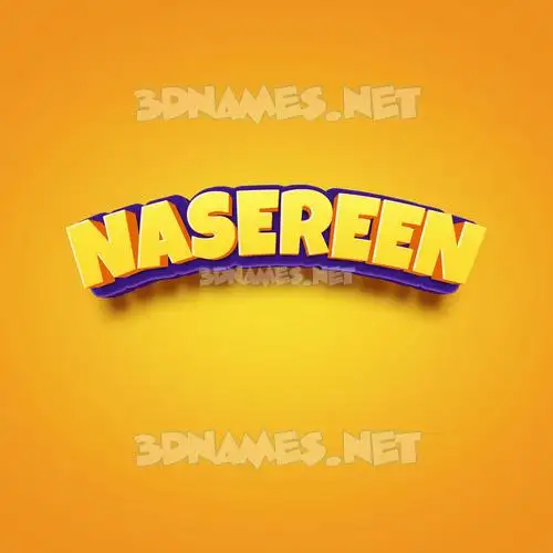 nasereen in Orange Toon style - 3D name wallpaper nasereen in Orange Toon style - 3D name wallpaper