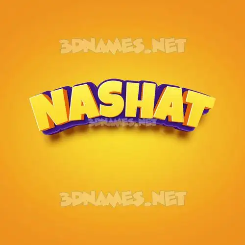 nashat in Orange Toon style - 3D name wallpaper nashat in Orange Toon style - 3D name wallpaper