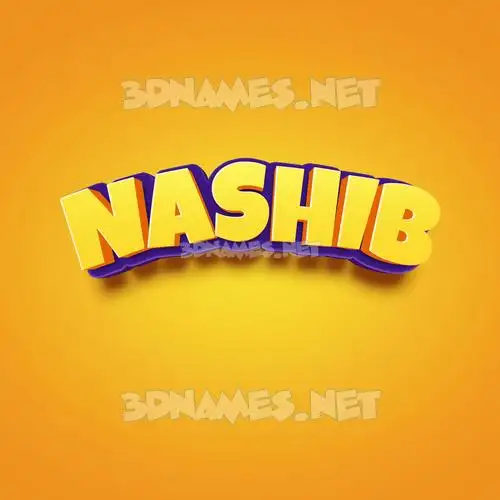 nashib in Orange Toon style - 3D name wallpaper nashib in Orange Toon style - 3D name wallpaper