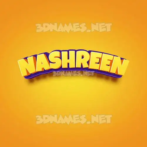nashreen in Orange Toon style - 3D name wallpaper nashreen in Orange Toon style - 3D name wallpaper
