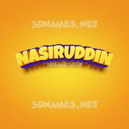 nasiruddin in Orange Toon style - 3D name wallpaper nasiruddin in Orange Toon style - 3D name wallpaper