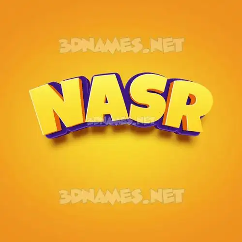 nasr in Orange Toon style - 3D name wallpaper nasr in Orange Toon style - 3D name wallpaper