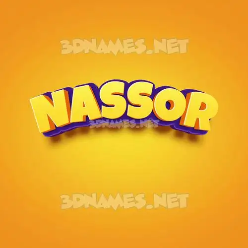 nassor in Orange Toon style - 3D name wallpaper nassor in Orange Toon style - 3D name wallpaper