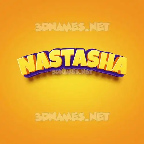 nastasha in Orange Toon style - 3D name wallpaper nastasha in Orange Toon style - 3D name wallpaper