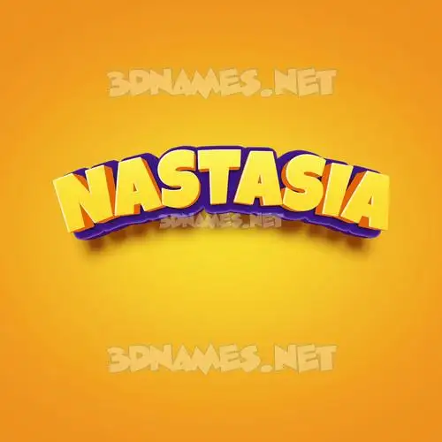 nastasia in Orange Toon style - 3D name wallpaper nastasia in Orange Toon style - 3D name wallpaper