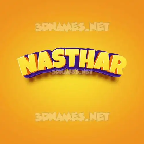 nasthar in Orange Toon style - 3D name wallpaper nasthar in Orange Toon style - 3D name wallpaper