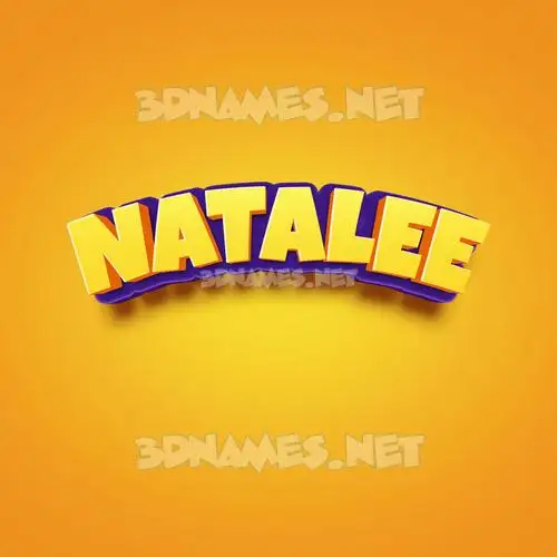 natalee in Orange Toon style - 3D name wallpaper natalee in Orange Toon style - 3D name wallpaper