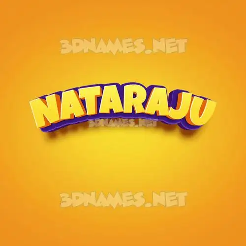 nataraju in Orange Toon style - 3D name wallpaper nataraju in Orange Toon style - 3D name wallpaper