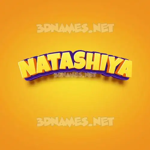 natashiya in Orange Toon style - 3D name wallpaper natashiya in Orange Toon style - 3D name wallpaper