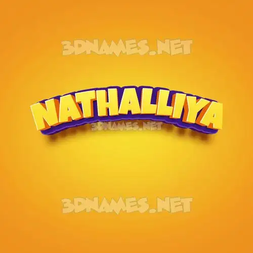 nathalliya in Orange Toon style - 3D name wallpaper nathalliya in Orange Toon style - 3D name wallpaper