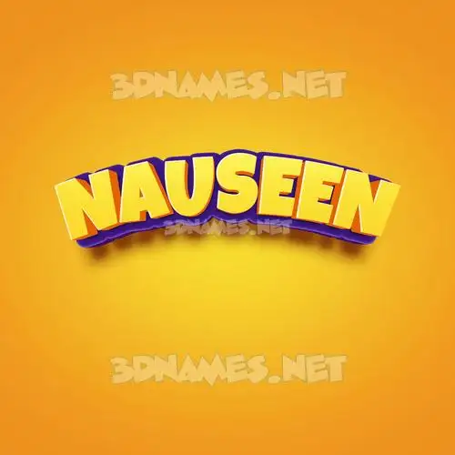 nauseen in Orange Toon style - 3D name wallpaper nauseen in Orange Toon style - 3D name wallpaper