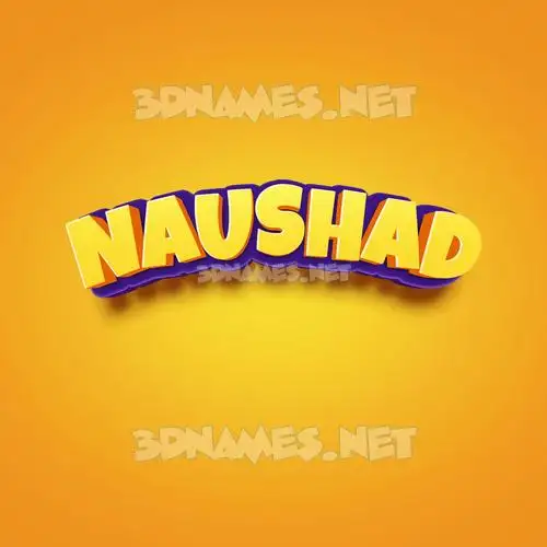 naushad in Orange Toon style - 3D name wallpaper naushad in Orange Toon style - 3D name wallpaper