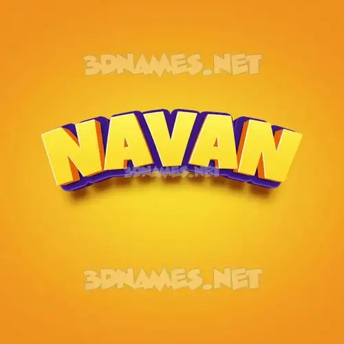navan in Orange Toon style - 3D name wallpaper navan in Orange Toon style - 3D name wallpaper