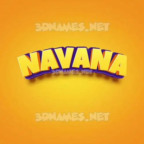 navana in Orange Toon style - 3D name wallpaper navana in Orange Toon style - 3D name wallpaper