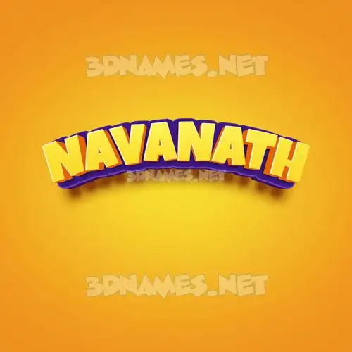 navanath in Orange Toon style - 3D name wallpaper navanath in Orange Toon style - 3D name wallpaper