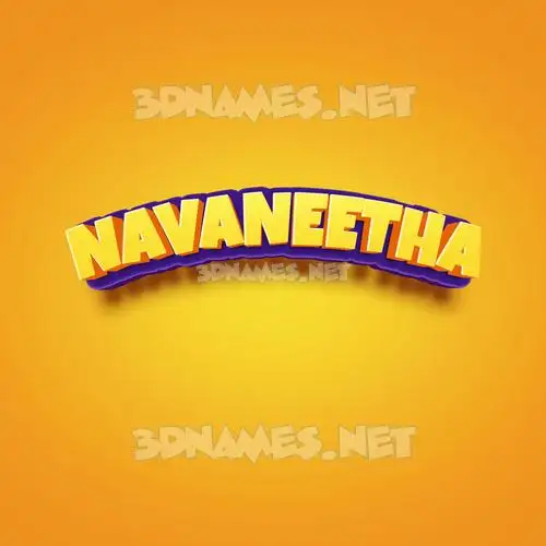 navaneetha in Orange Toon style - 3D name wallpaper navaneetha in Orange Toon style - 3D name wallpaper