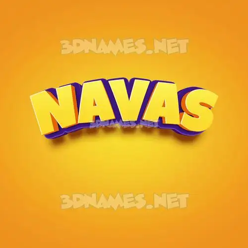 navas in Orange Toon style - 3D name wallpaper navas in Orange Toon style - 3D name wallpaper