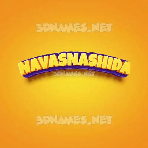 navasnashida in Orange Toon style - 3D name wallpaper navasnashida in Orange Toon style - 3D name wallpaper