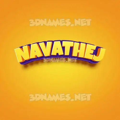 navathej in Orange Toon style - 3D name wallpaper navathej in Orange Toon style - 3D name wallpaper