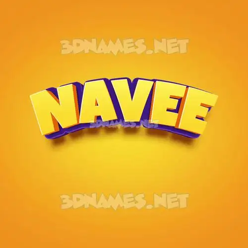 navee in Orange Toon style - 3D name wallpaper navee in Orange Toon style - 3D name wallpaper