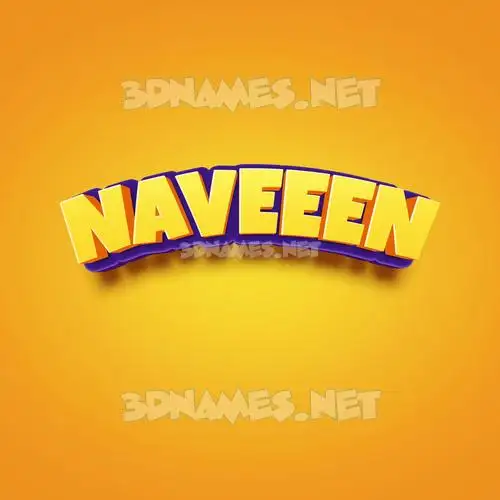 naveeen in Orange Toon style - 3D name wallpaper naveeen in Orange Toon style - 3D name wallpaper