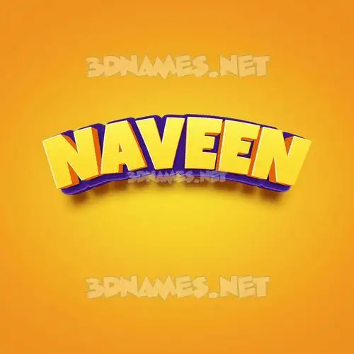 naveen in Orange Toon style - 3D name wallpaper naveen in Orange Toon style - 3D name wallpaper