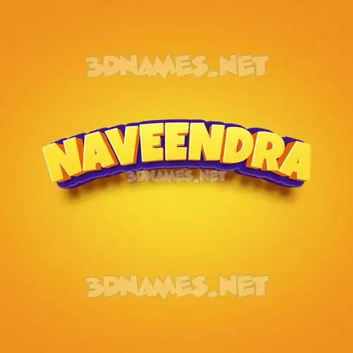 naveendra in Orange Toon style - 3D name wallpaper naveendra in Orange Toon style - 3D name wallpaper