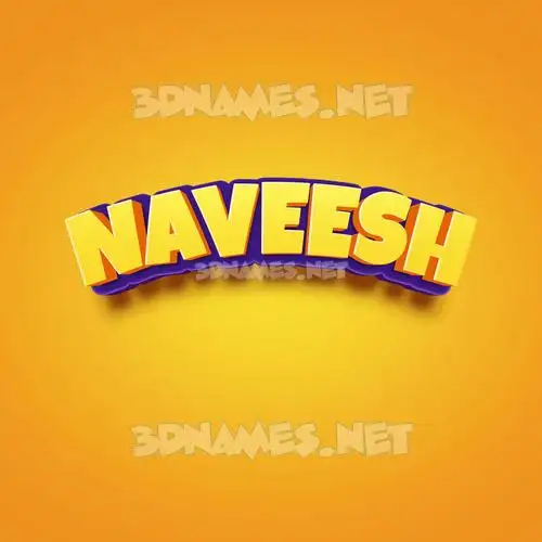 naveesh in Orange Toon style - 3D name wallpaper naveesh in Orange Toon style - 3D name wallpaper