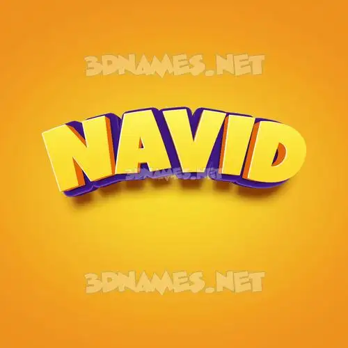 navid in Orange Toon style - 3D name wallpaper navid in Orange Toon style - 3D name wallpaper