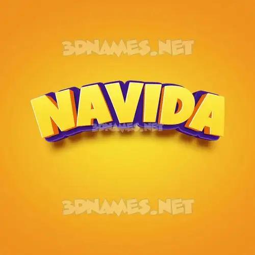 navida in Orange Toon style - 3D name wallpaper navida in Orange Toon style - 3D name wallpaper