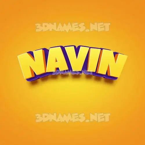 navin in Orange Toon style - 3D name wallpaper navin in Orange Toon style - 3D name wallpaper
