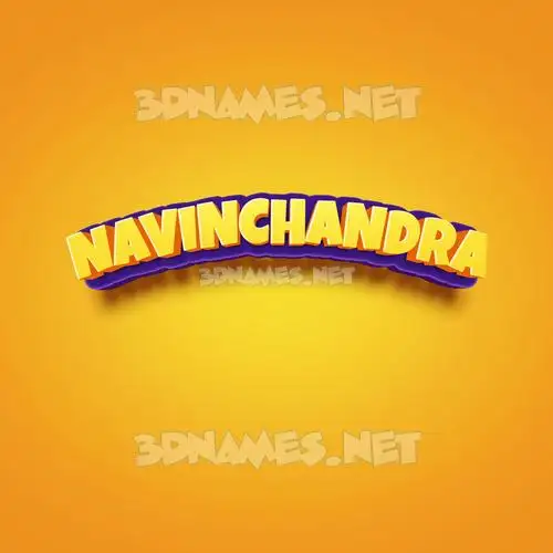 navinchandra in Orange Toon style - 3D name wallpaper navinchandra in Orange Toon style - 3D name wallpaper