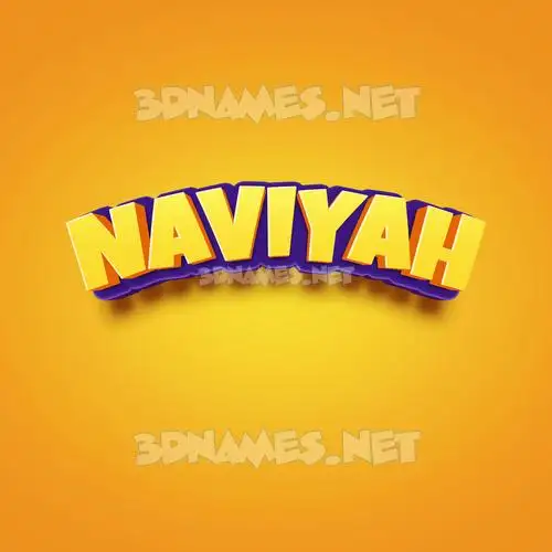 naviyah in Orange Toon style - 3D name wallpaper naviyah in Orange Toon style - 3D name wallpaper