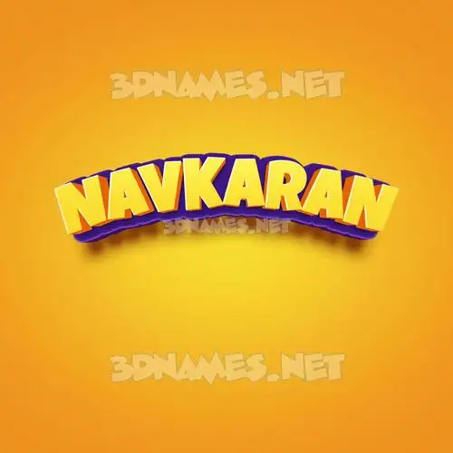 navkaran in Orange Toon style - 3D name wallpaper navkaran in Orange Toon style - 3D name wallpaper