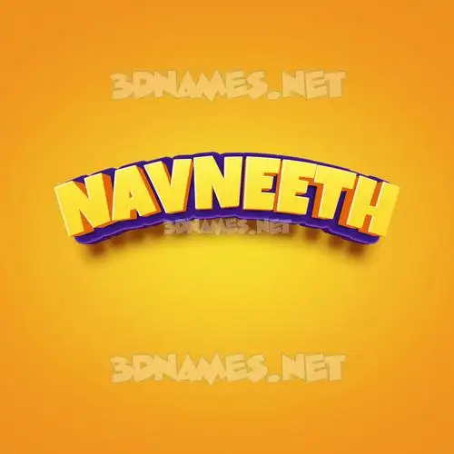navneeth in Orange Toon style - 3D name wallpaper navneeth in Orange Toon style - 3D name wallpaper